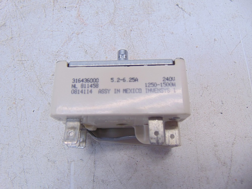 Frigidaire Range GLEFZ384GCA Infinite Switch For Small Element 316436000