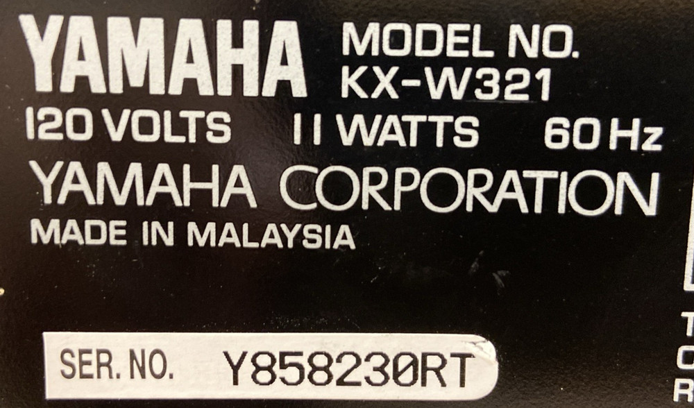 Yamaha KX-Y321 - Only One Side Working