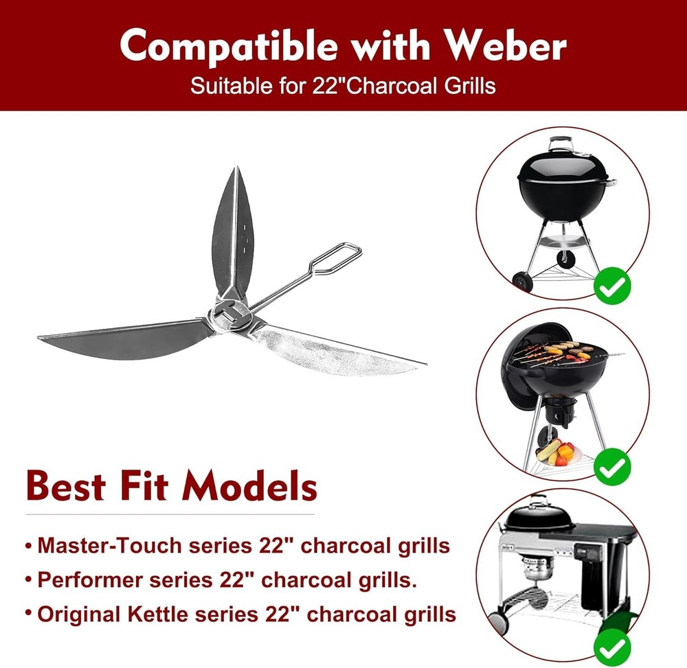 22" One-Touch Replacement Kit for Weber Master-Touch & Performer Grills