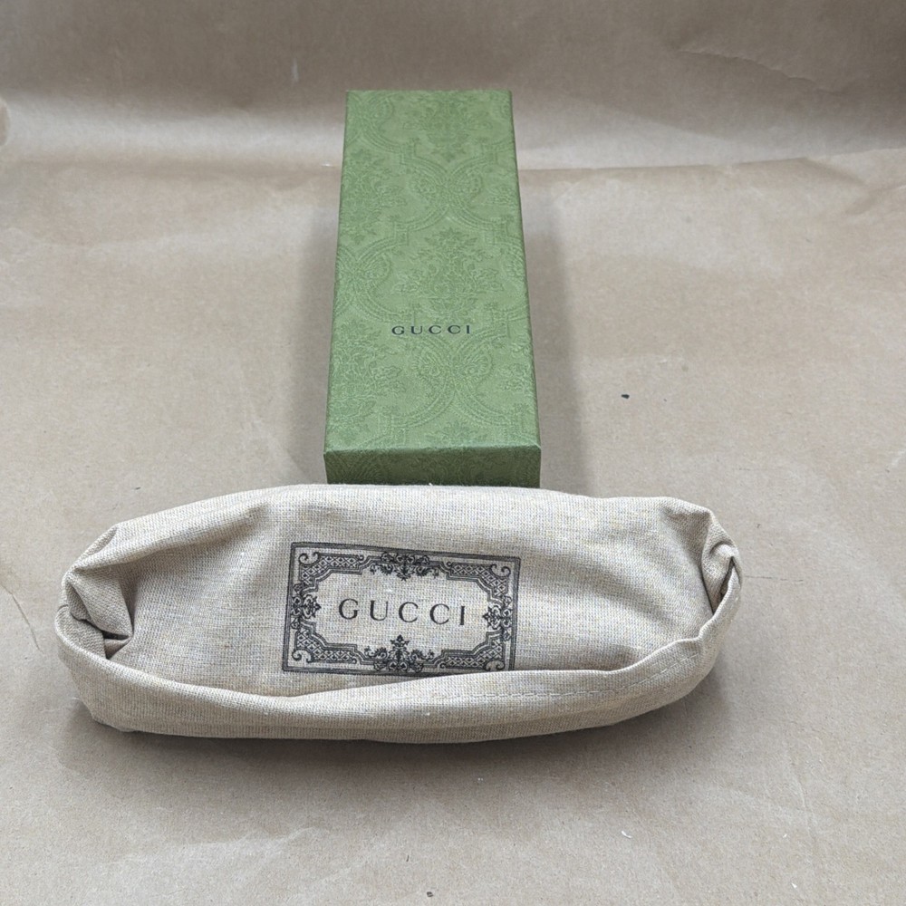 GUCCI Geometric Logo Pencil Case