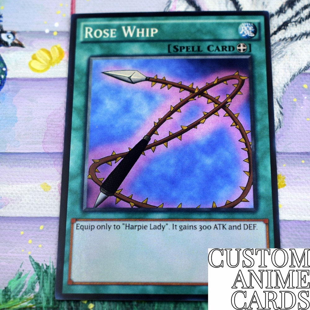 Rose whip DIY ANIME EFFECT -  HOLO card