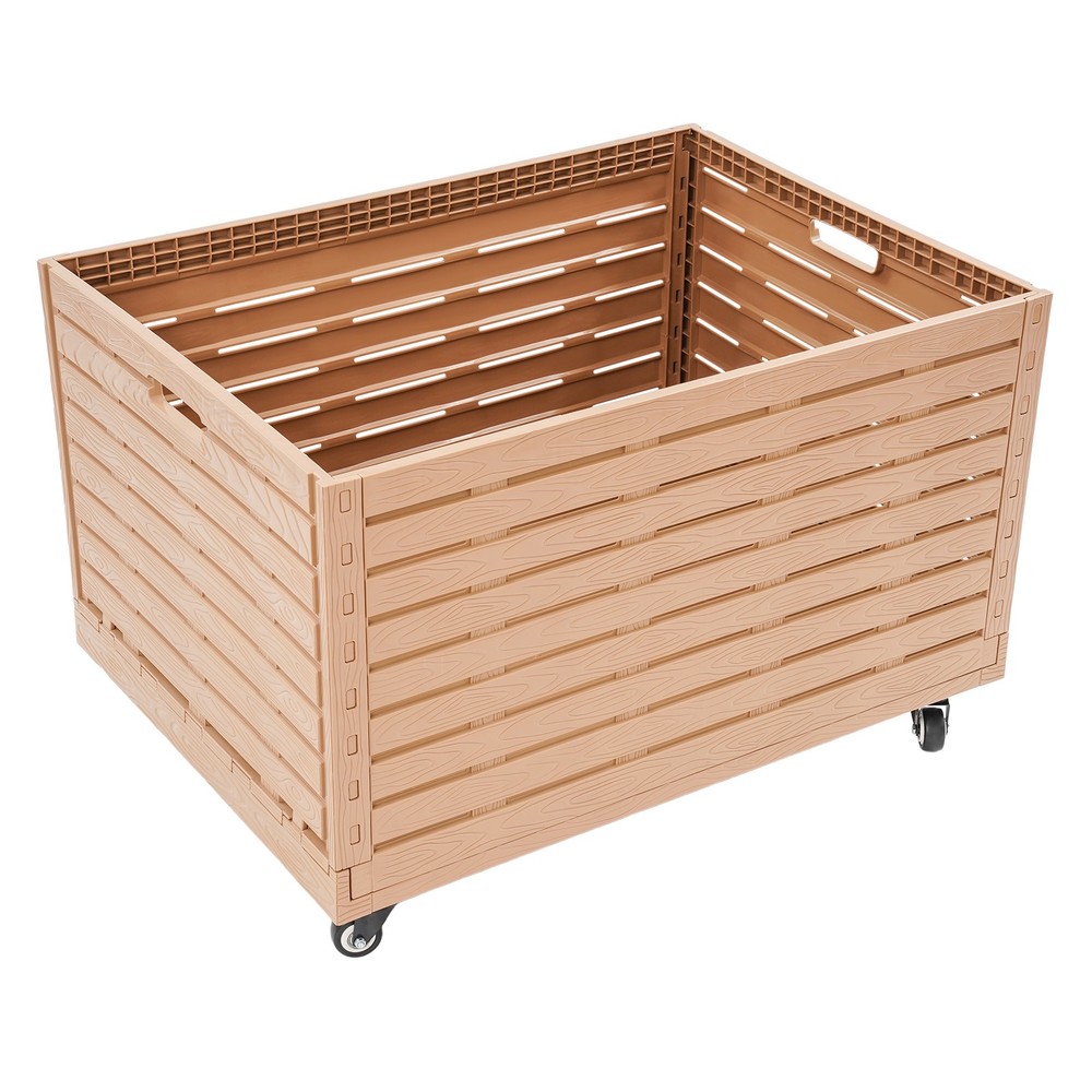 2PCS Foldable Storage Bins Storage Bin Large Capacity Storage Basket with 360°