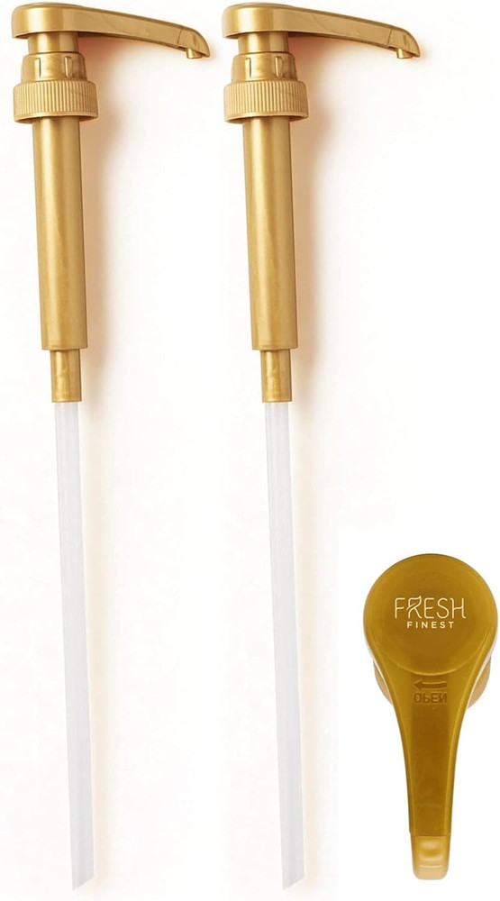 2 Pack Coffee Syrup Pump Dispenser, Syrup Pump is Compatible with Torani, Davin