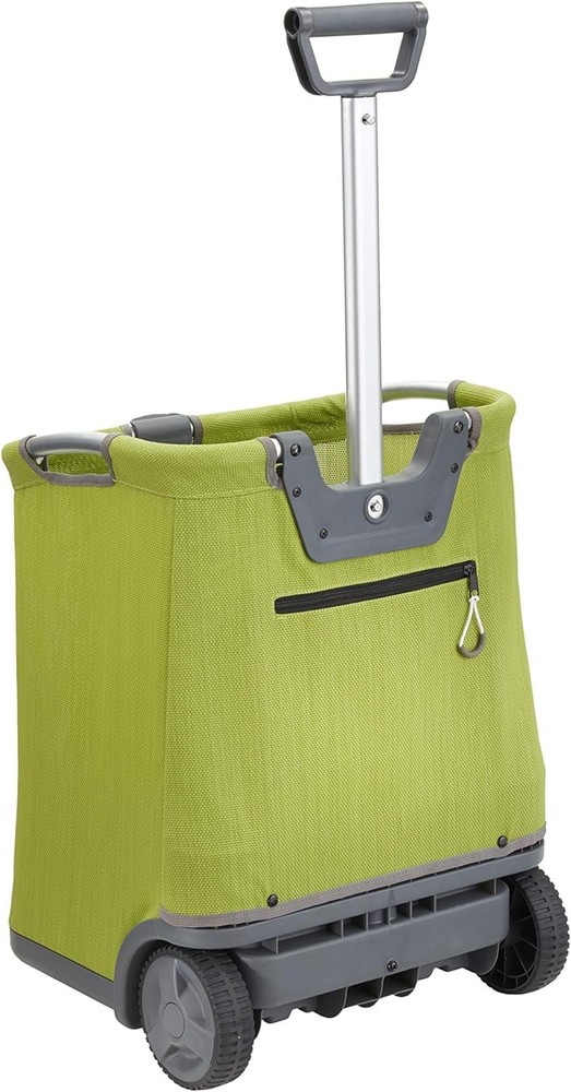 Gorilla Carts GCSS-11G-COM Foldable Soft-Sided Garden Cart, Green