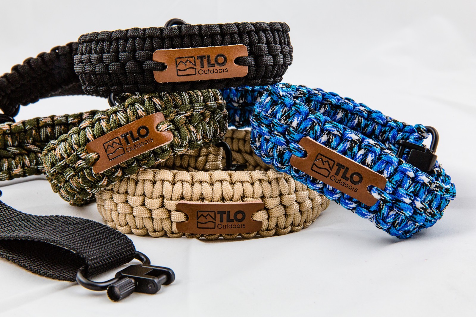 TLO Outdoors Adjustable 2-Point Paracord Gun Sling for Rifle, Shotgun, Crossbow