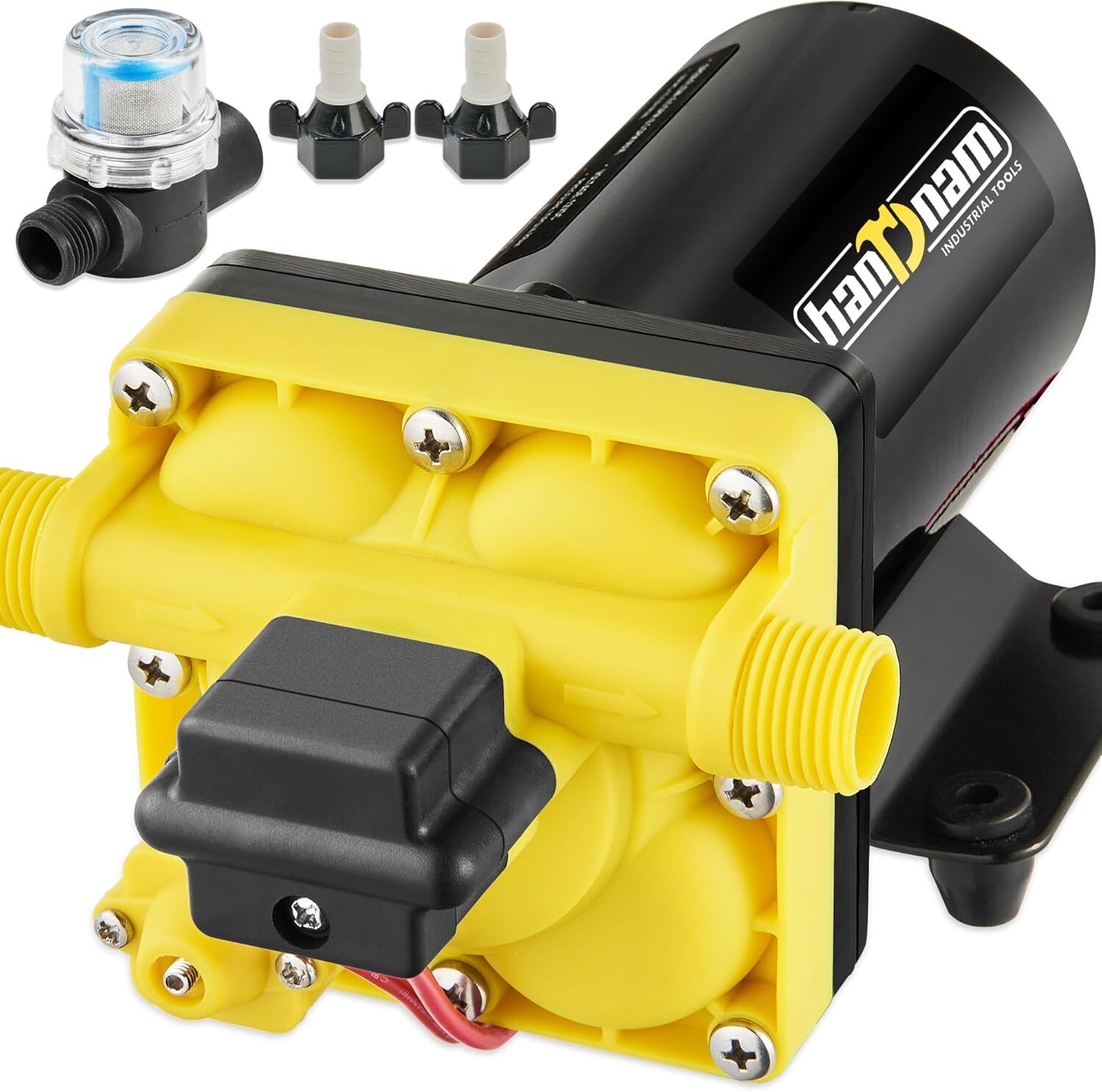 Water Pump 6Gpm 70Psi 12V DC on Demand Water Transfer Pump Self-Priming