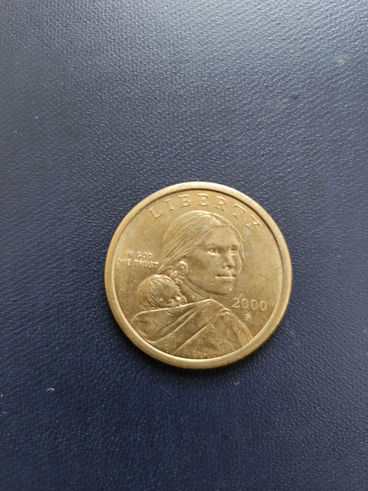2000 d sacagawea dollar wounded eagle