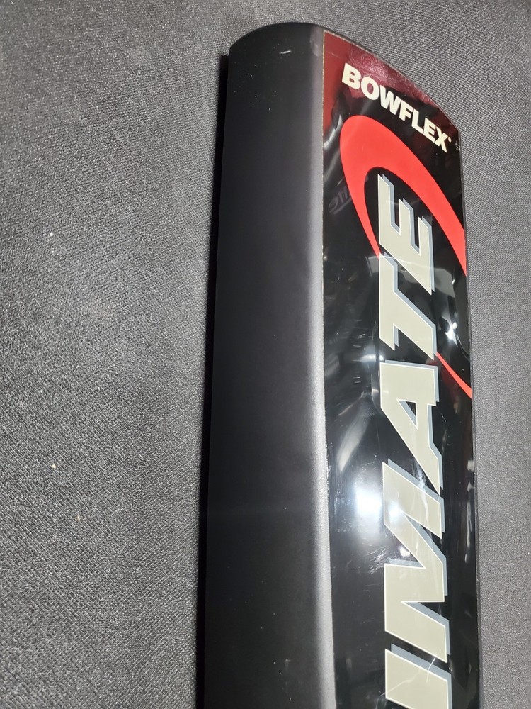Bowflex Ultimate Bench Vertical Replacement Nameplate Placard w/ Hardware OEM