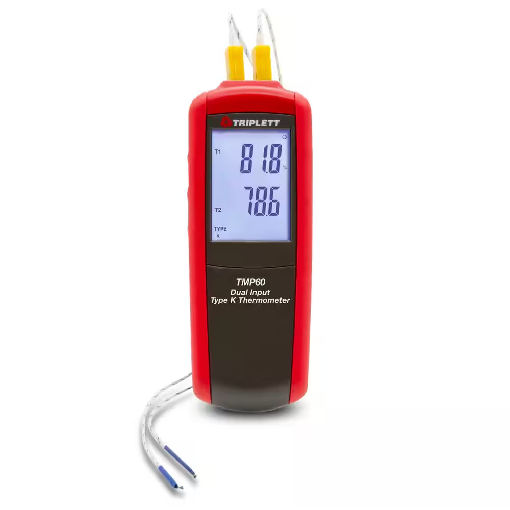 Dual Input Type K/J Thermometer