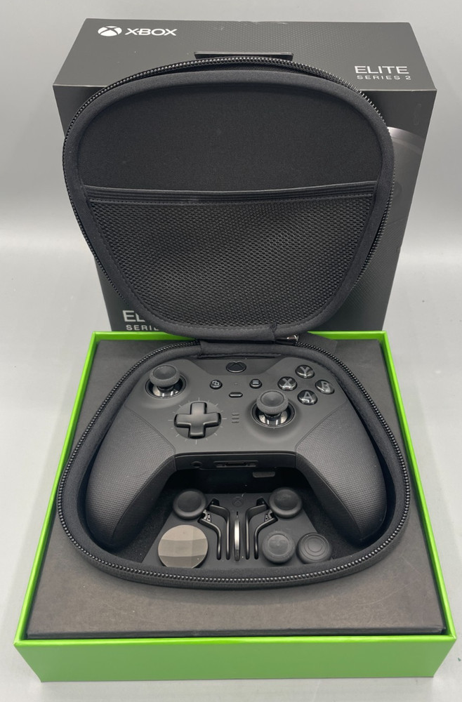 Xbox One Elite Series 2 Wireless Controller — Black — Used, With Box READ