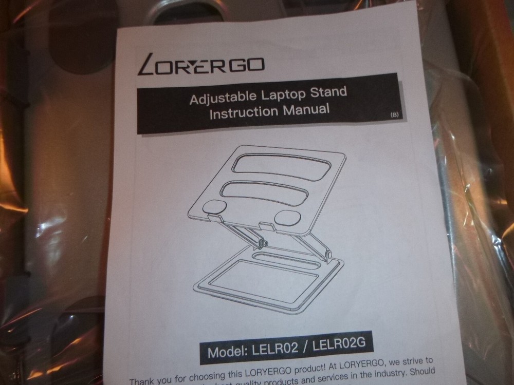 LORERGO Adjustable Laptop Stand LELR02 - NEW