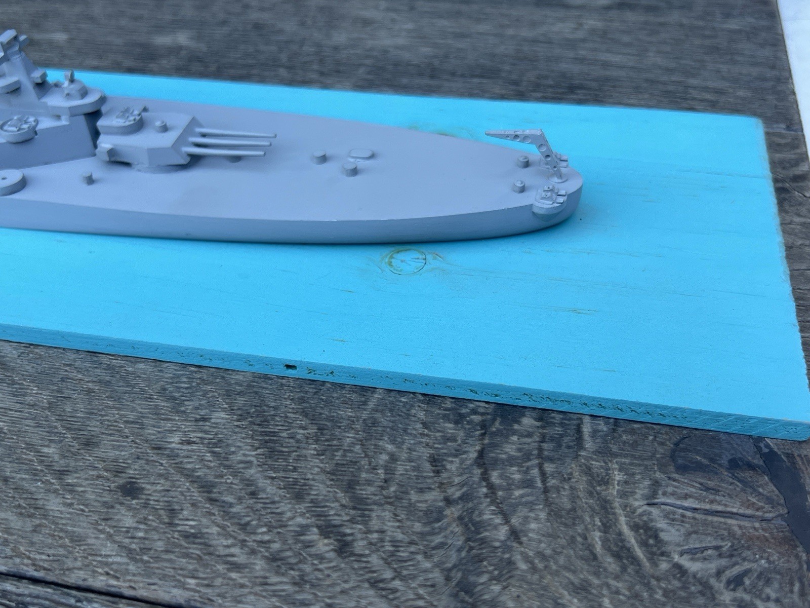 Vintage Comet Metal Prod. WW2 Recognition Model 5AA Series USS Missouri 1:500