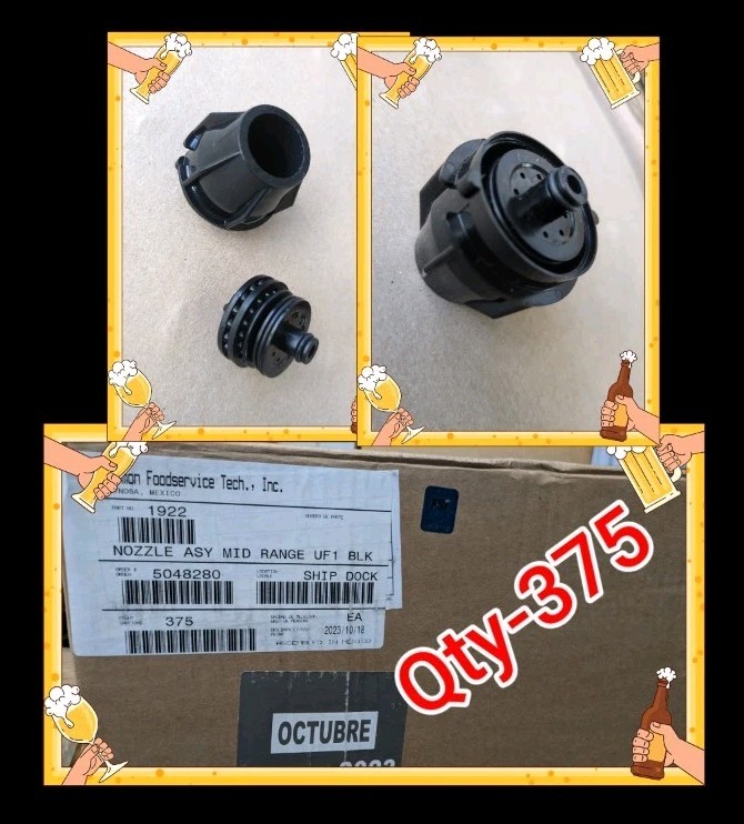 375Pcs UF1 Cornelius NOZZLE & DIFFUSER ASSY COKE PEPSI Mid Range 1008682 $2 EACH