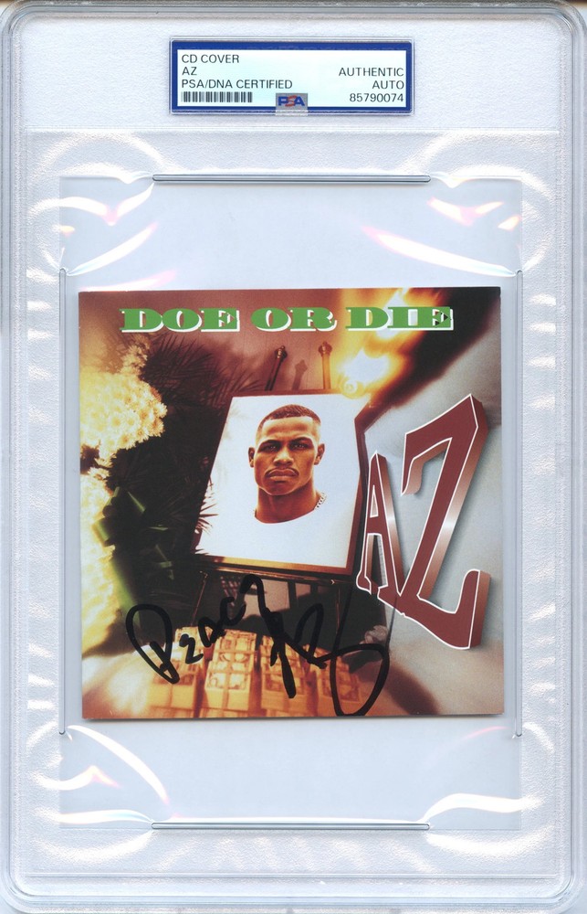 AZ Signed Autographed CD Cover "Doe or Die" PSA/DNA Authenticated