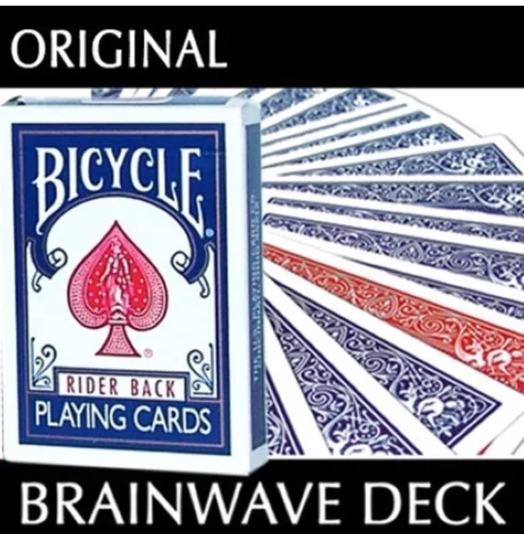 MARKED CARDS Brainwave Card Deck Red / Blue Bicycle Professional Magic Trick