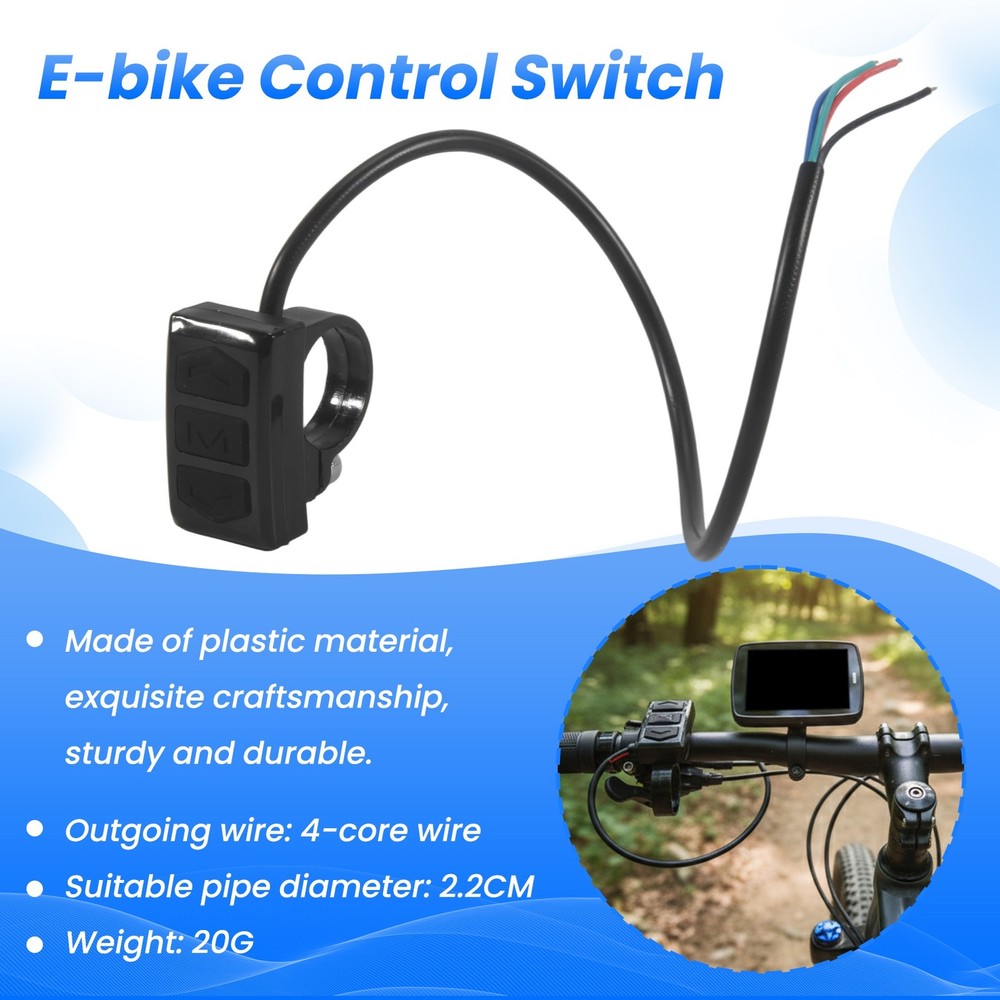 Electric Control Button Handlebar Mount Split Meter Switches Button for9219