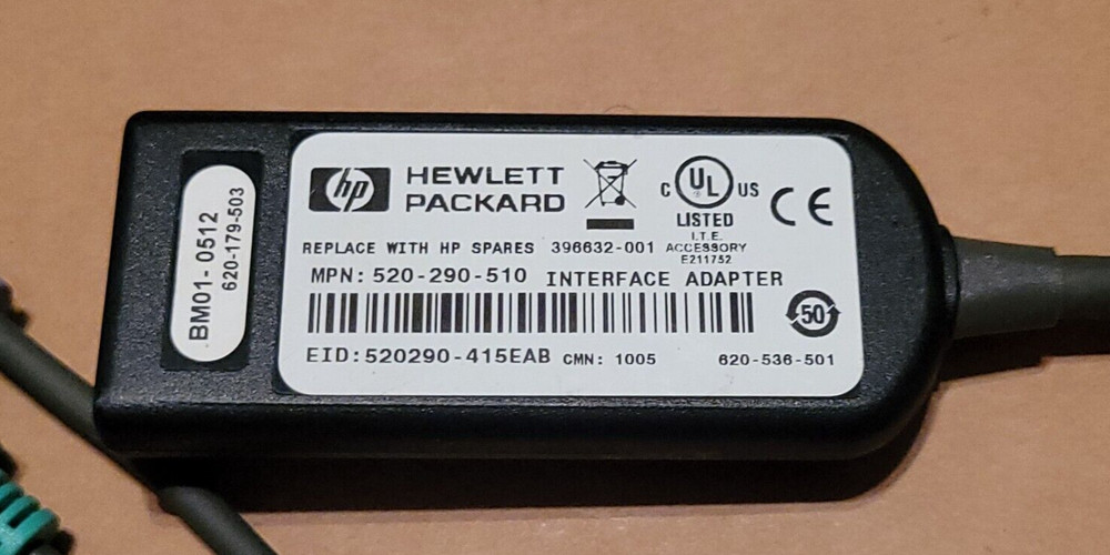 HP PS/2 KVM IP Server Interface Adapter Module 396632-001 Avocent 520-290-510