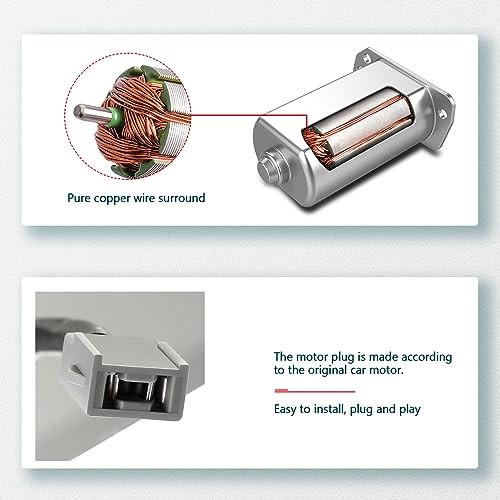 Front Driver Side Power Window Regulator with Motor Replacement for 1998-2011