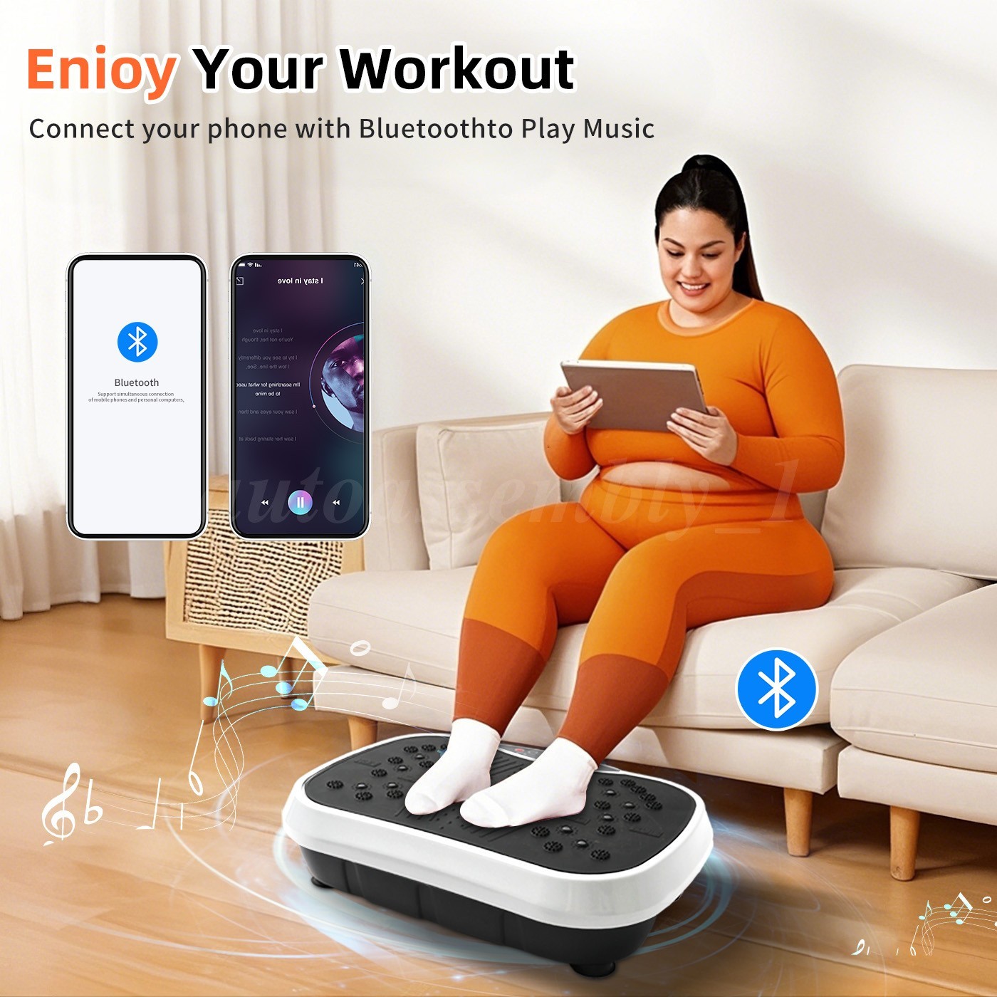 NEW Vibration Plate Exercise Machine Vibrate Platform Whole Body Workout Fitness