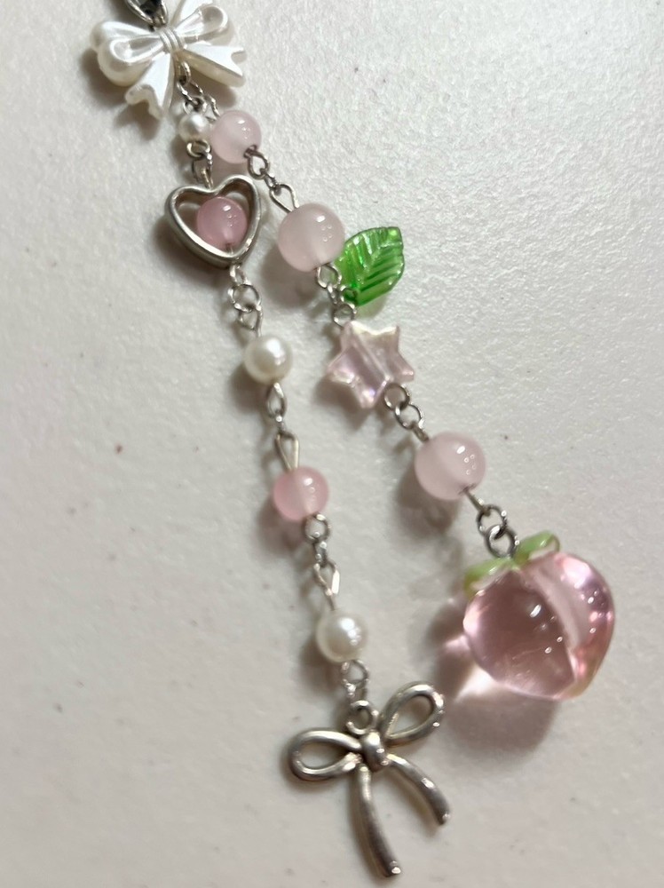Peach Phone Charm