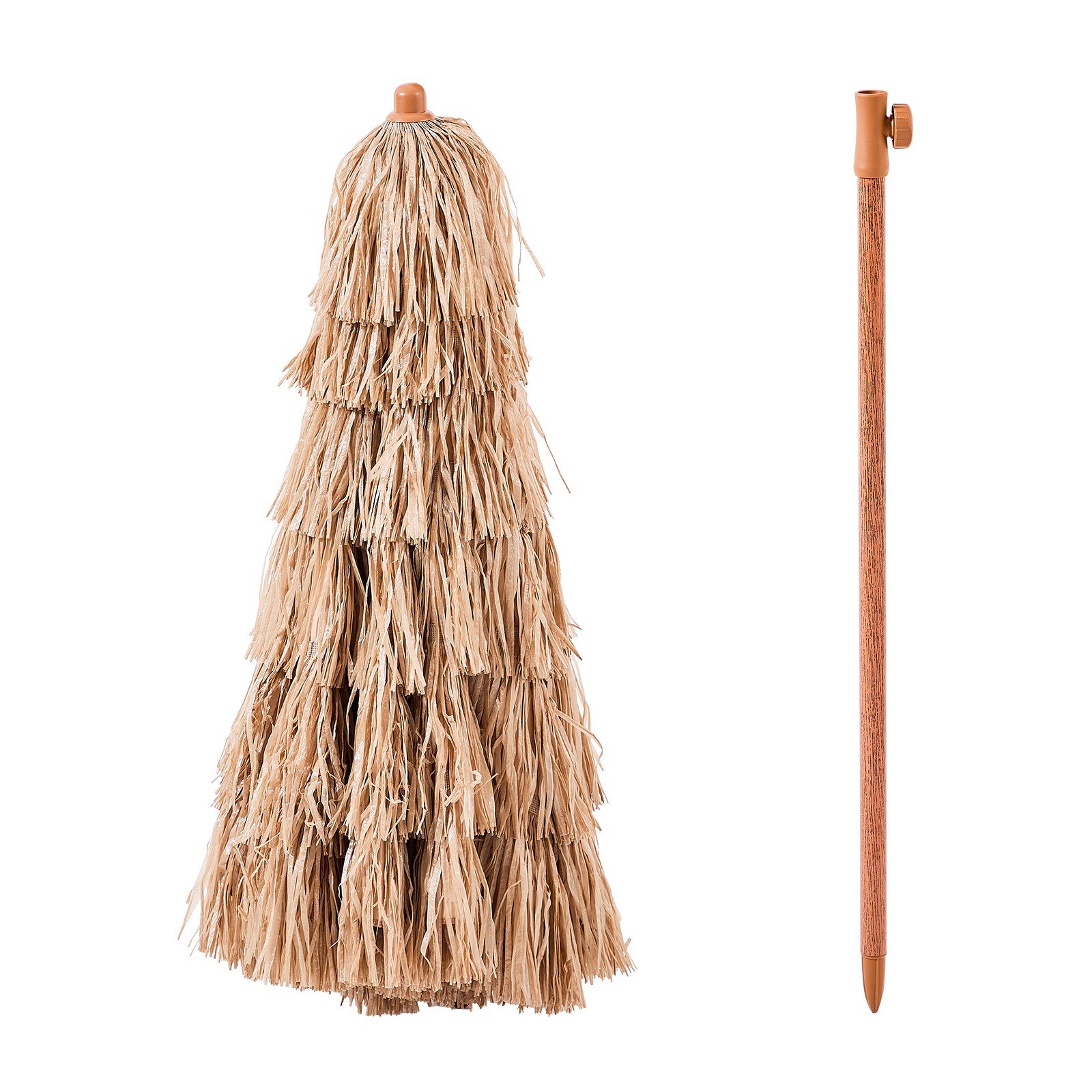 Tiki Umbrella Thatched Patio Umbrella 6 ft Poolside Patio Beach Umbrella