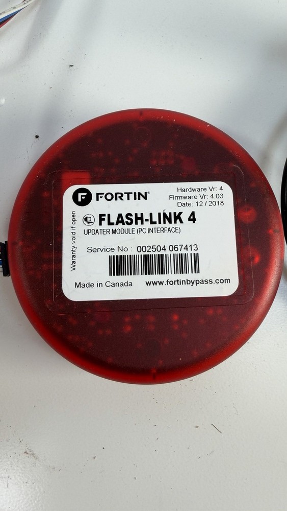 Fortin FlashLink Updater 4 Bypass Module for Remote Start & Entry Firmware
