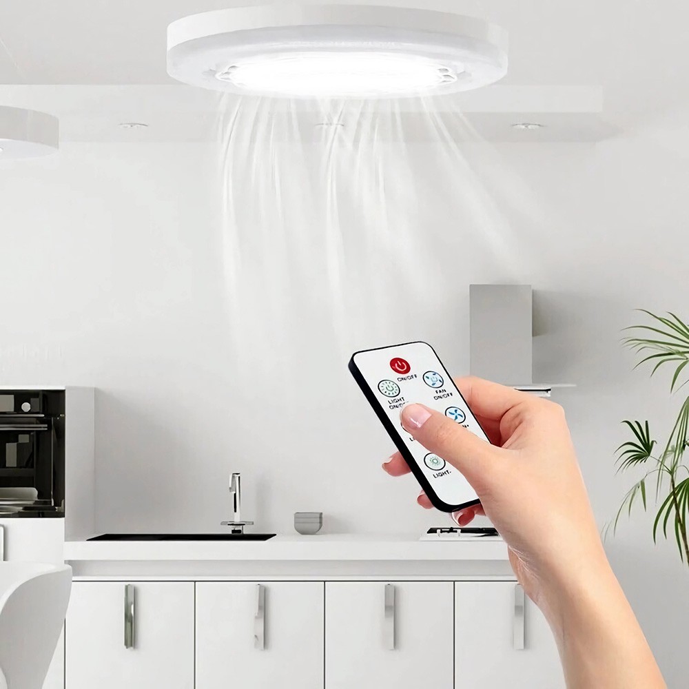 Socket Ceiling Fans with Light and Remote- Socket Fan light with Dimmable Led K1