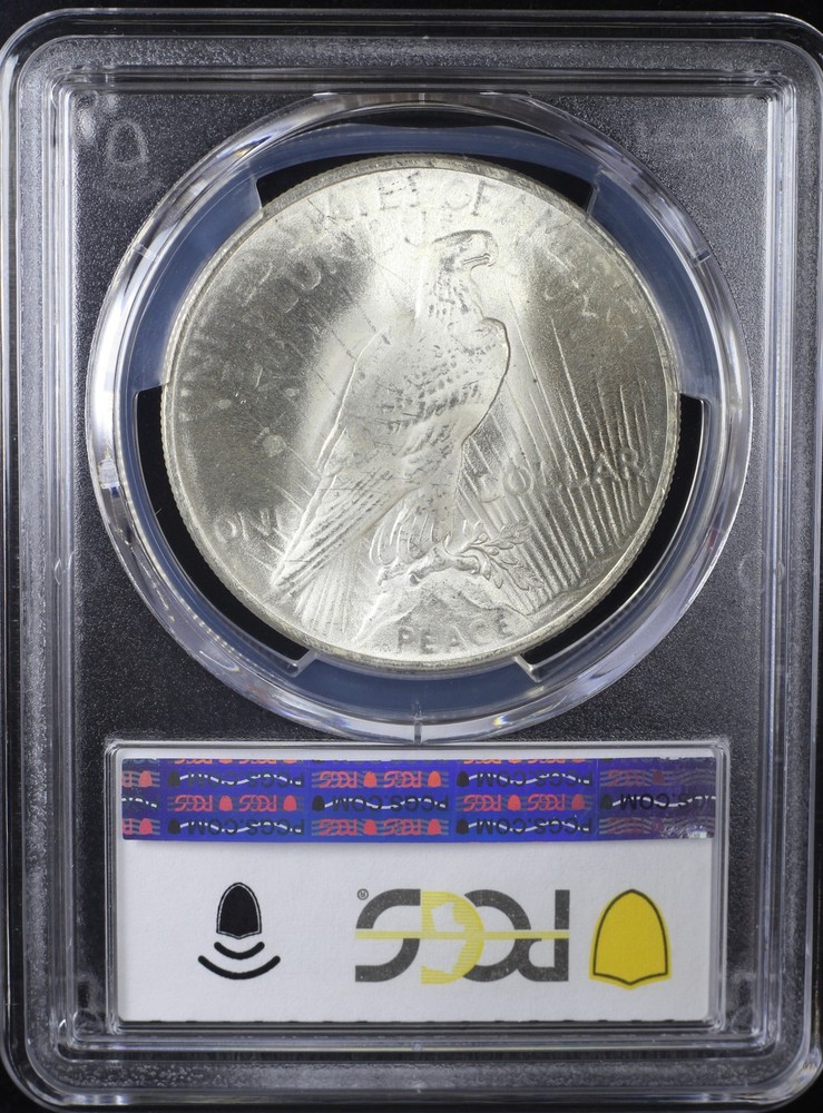 1924 PEACE DOLLAR $1 PCGS MS65+ (PQ221)