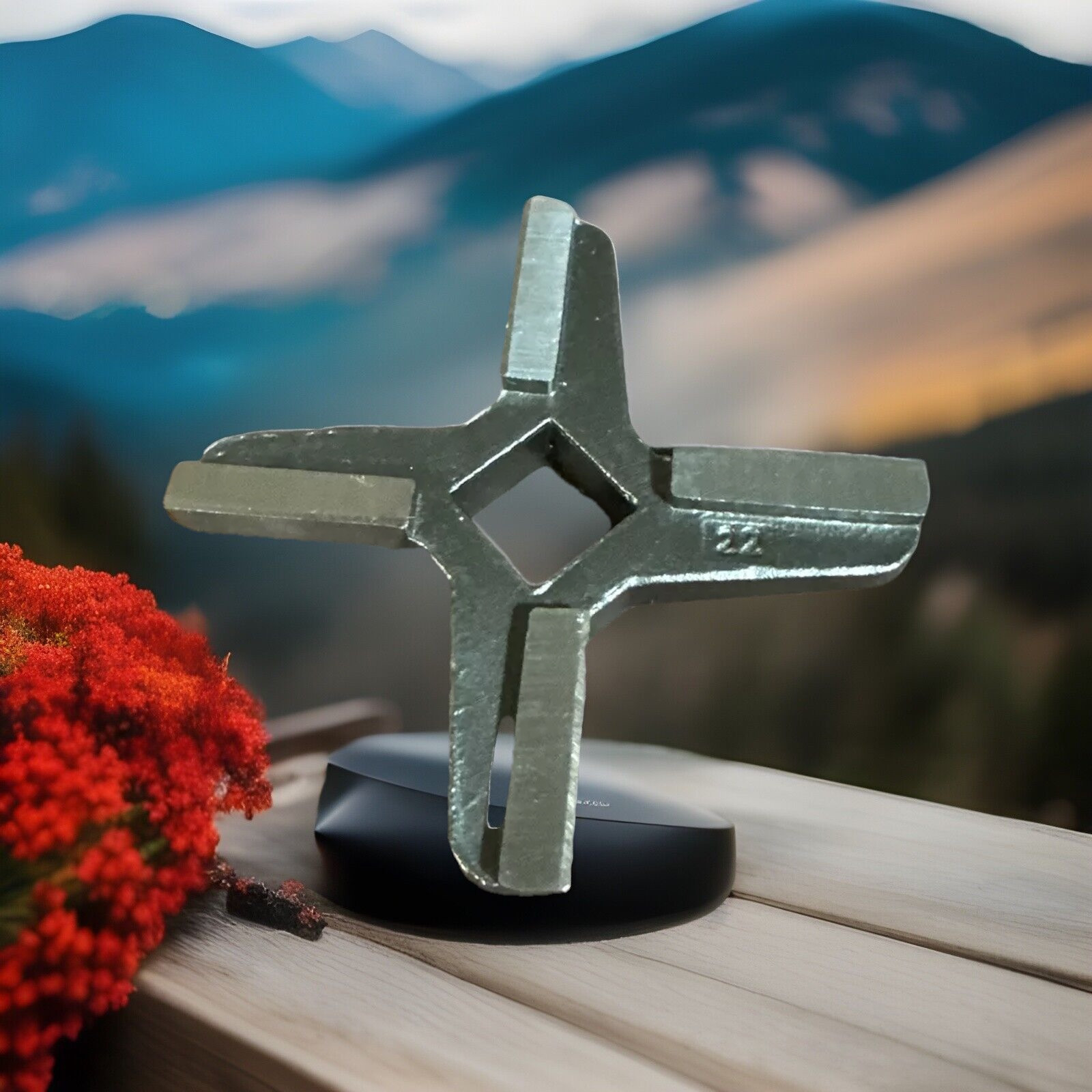 Kasco #22 Meat Grinder Knife Blade Fits Hobart Berkel Biro Torrey Globe