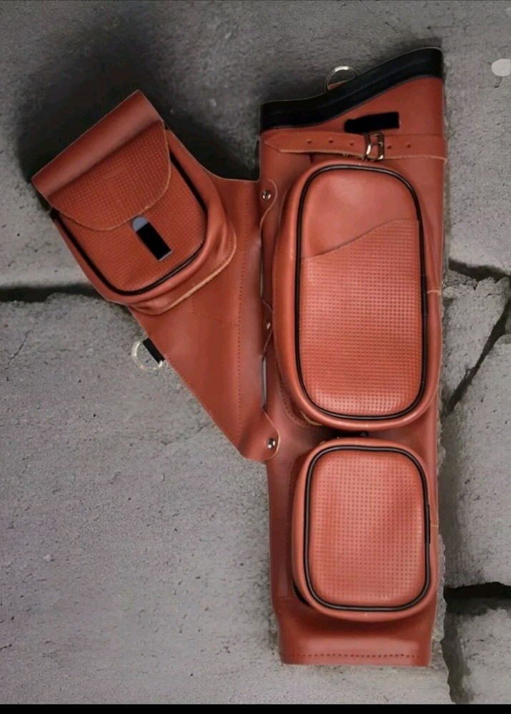 Target Side Leather Quiver Right hand Brown