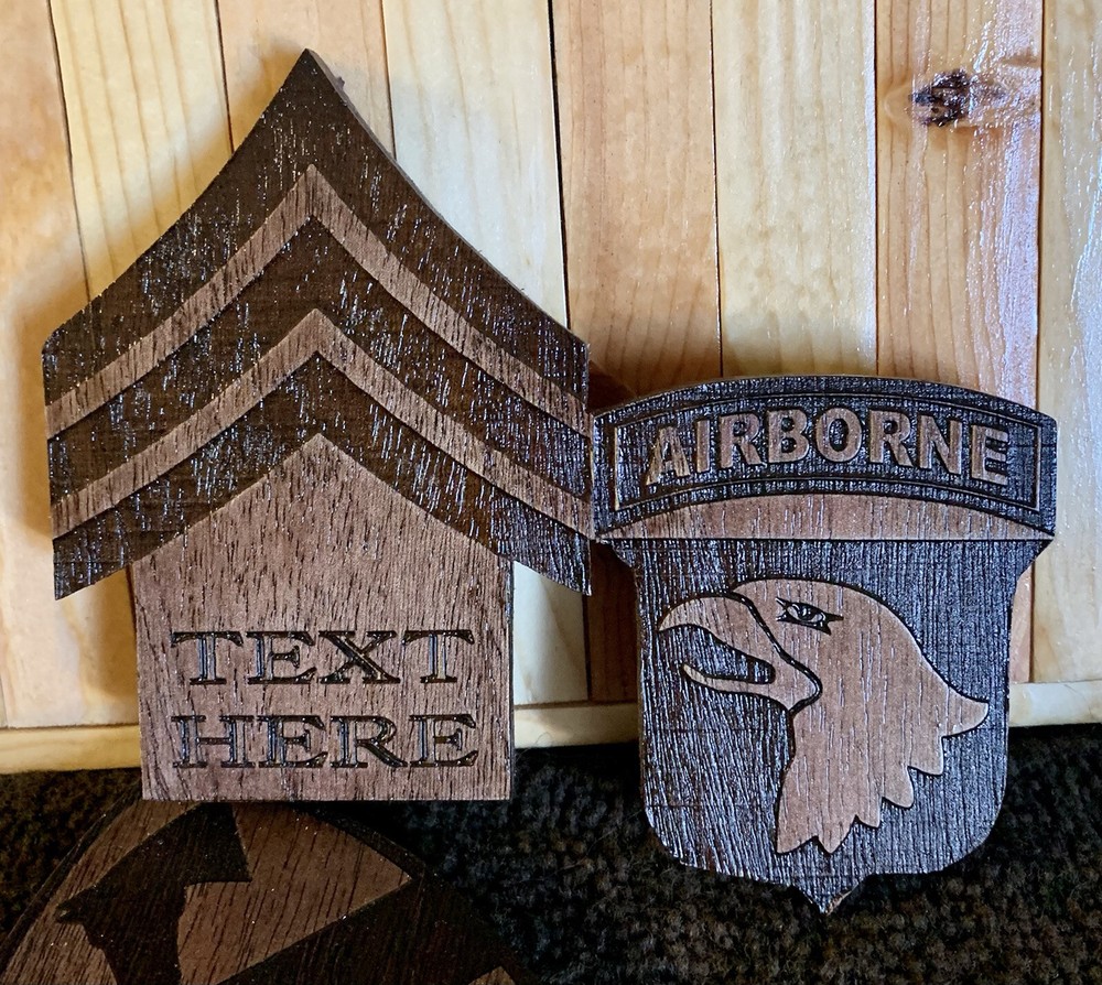 Military wooden Gifts (Read Description)