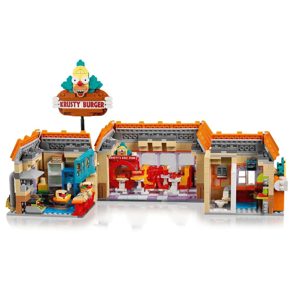 New 10352 The Krusty Burger Restaurants Building Blocks Set Bricks Creative