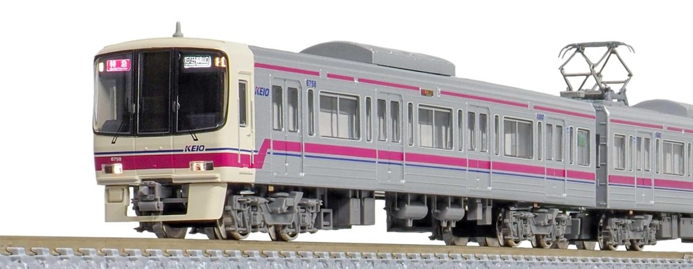 N gauge Keio 8000 series 8708 formation split formation basic 6-car