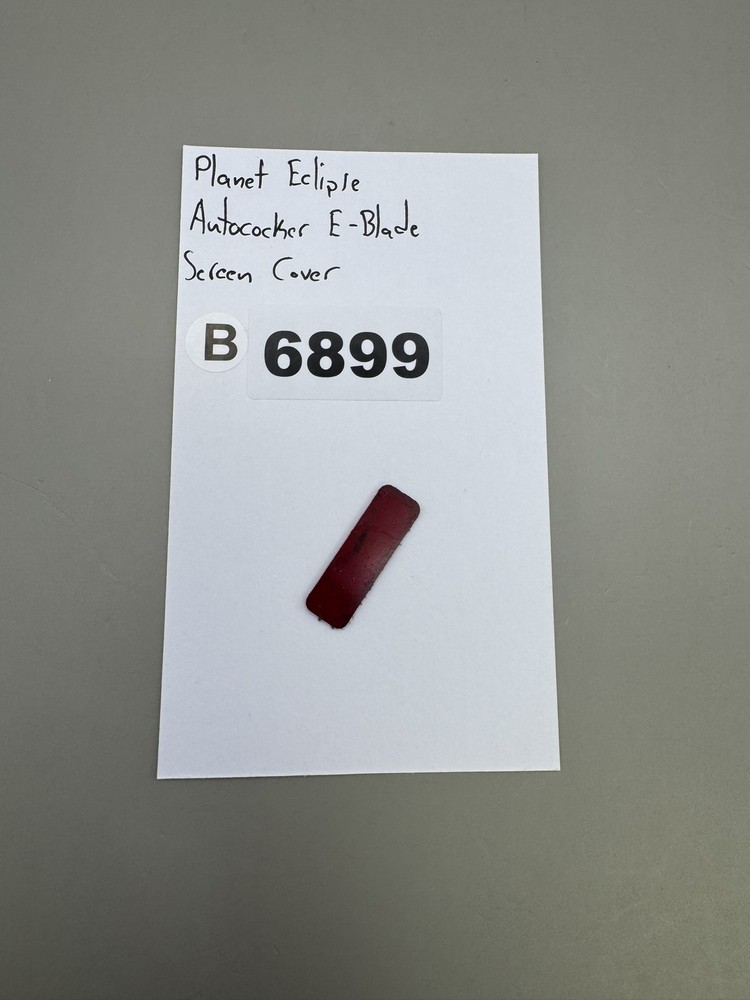 Planet Eclipse Autococker E-Blade Screen Cover Red