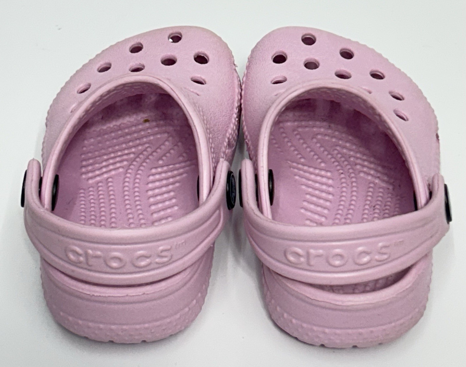 Crocs Classic Clogs Girls 2-3 Infant Baby Pink Slip On Shoes walker