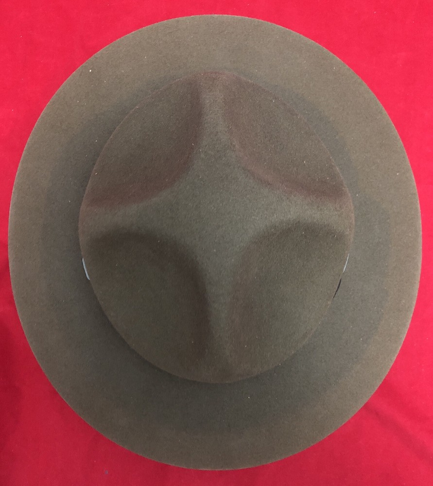 WW2 1944 U.S ARMY Drill Instructor Sergeant Hat Service Field Olive Drab NEW