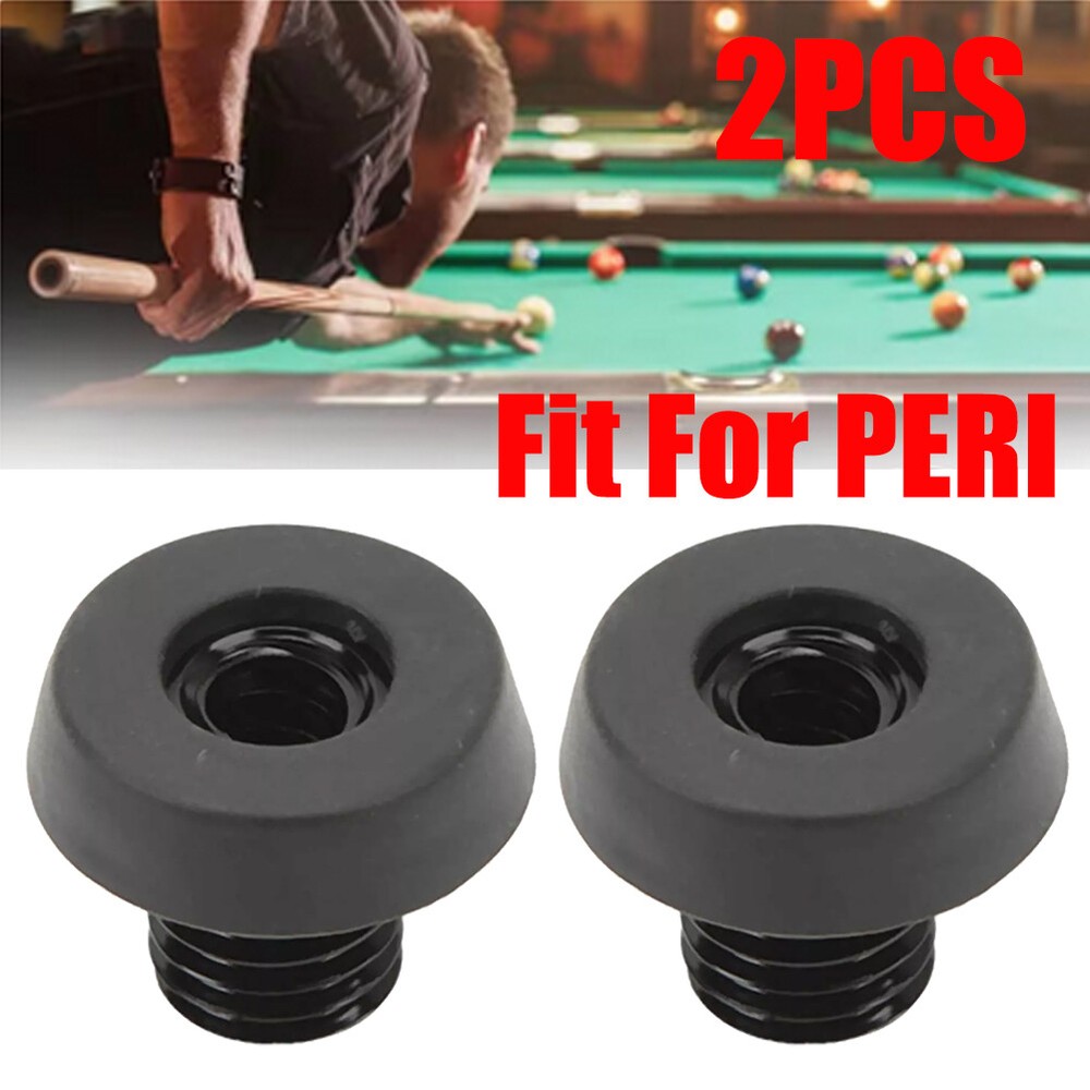 2PCS Pool Cue Back Plug Screw Bottom Bumper Protector for PERI Billiard Cue US