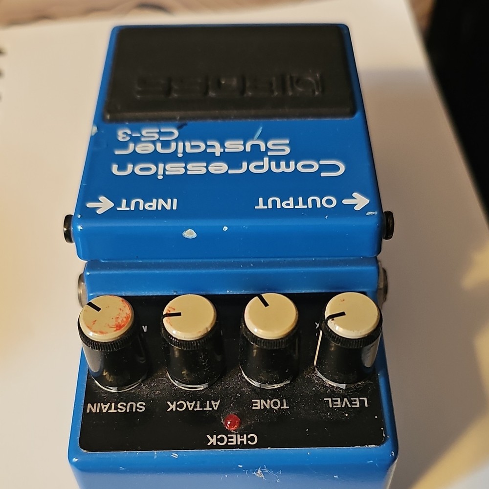 Boss CS-3 Compression Sustainer Works As It Should Used