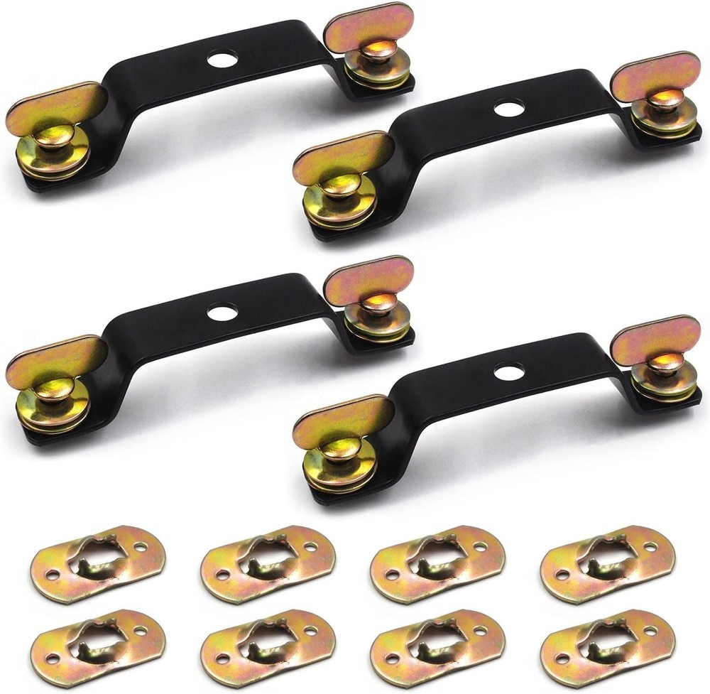 4 Pack Moving Head Light Bridge Connector Truss Clamp Bracket Quick Lock Spacing