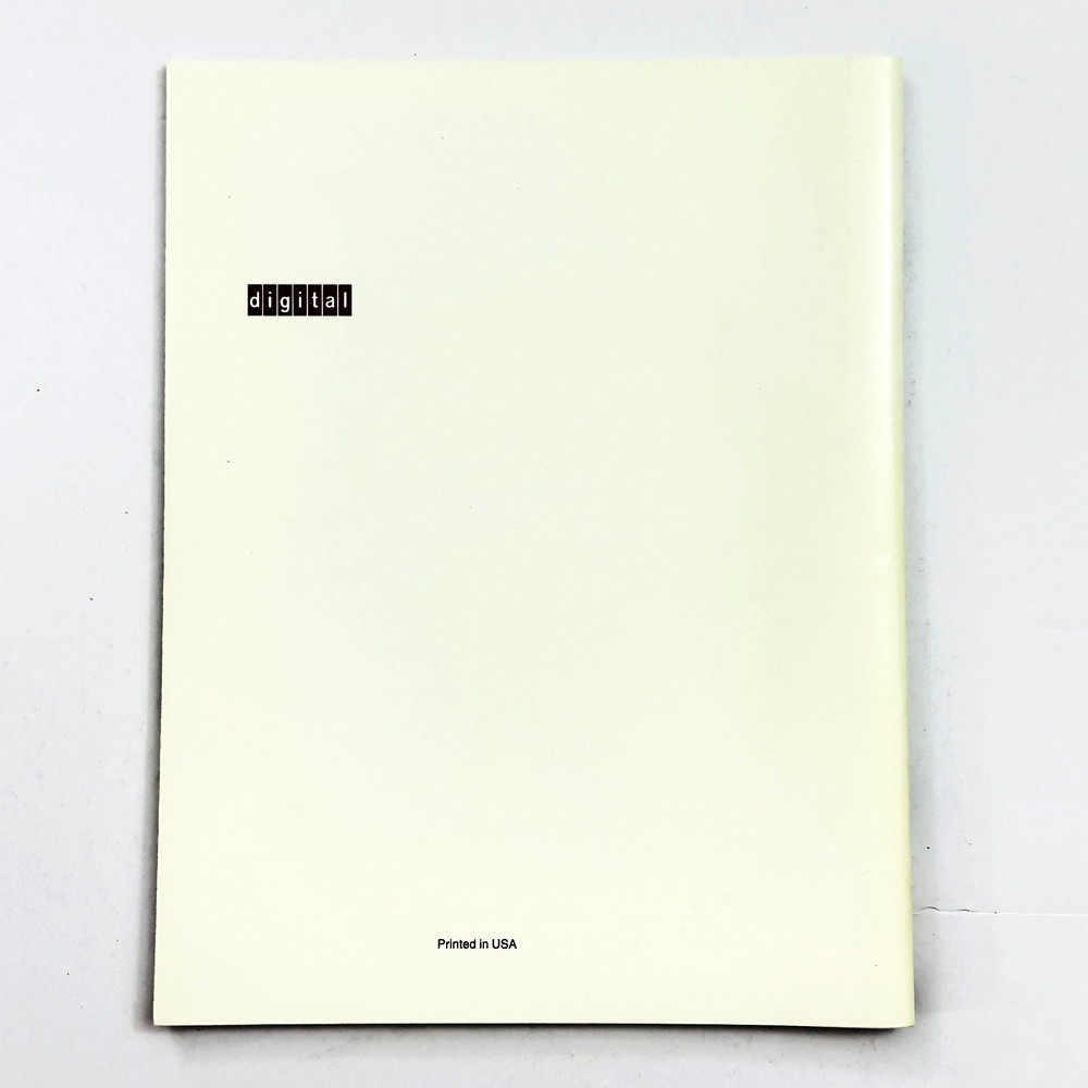 1994 DEC OpenVMS StorageWorks RAID Array 2000 Subsystem User's Guide Manual