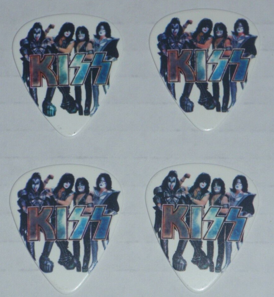 Kiss   -  Tour Guitar Pick Collection 4 of Them! End of the Road 2021