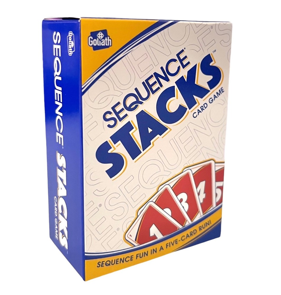 Sequence Stacks Card Game - New Sealed - Goliath 2024