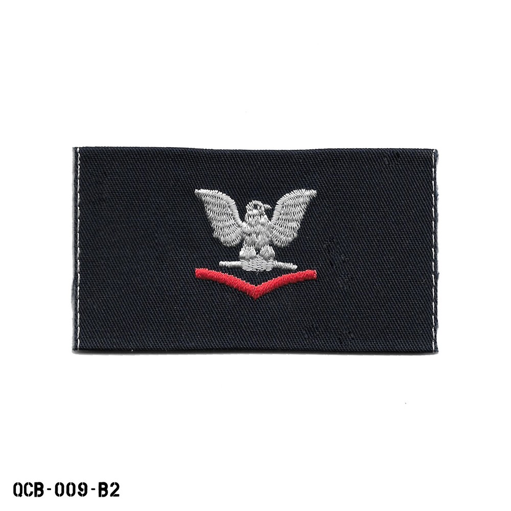US Navy NWU Blue Rank Patch Petty Officer 3rd Class PO3 E-4