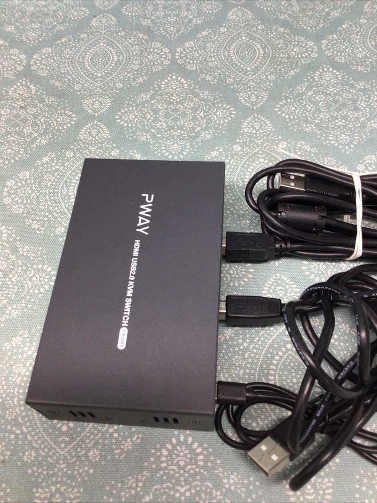 PWAY HDMI USB 2.0 KVM Swith 2 Port