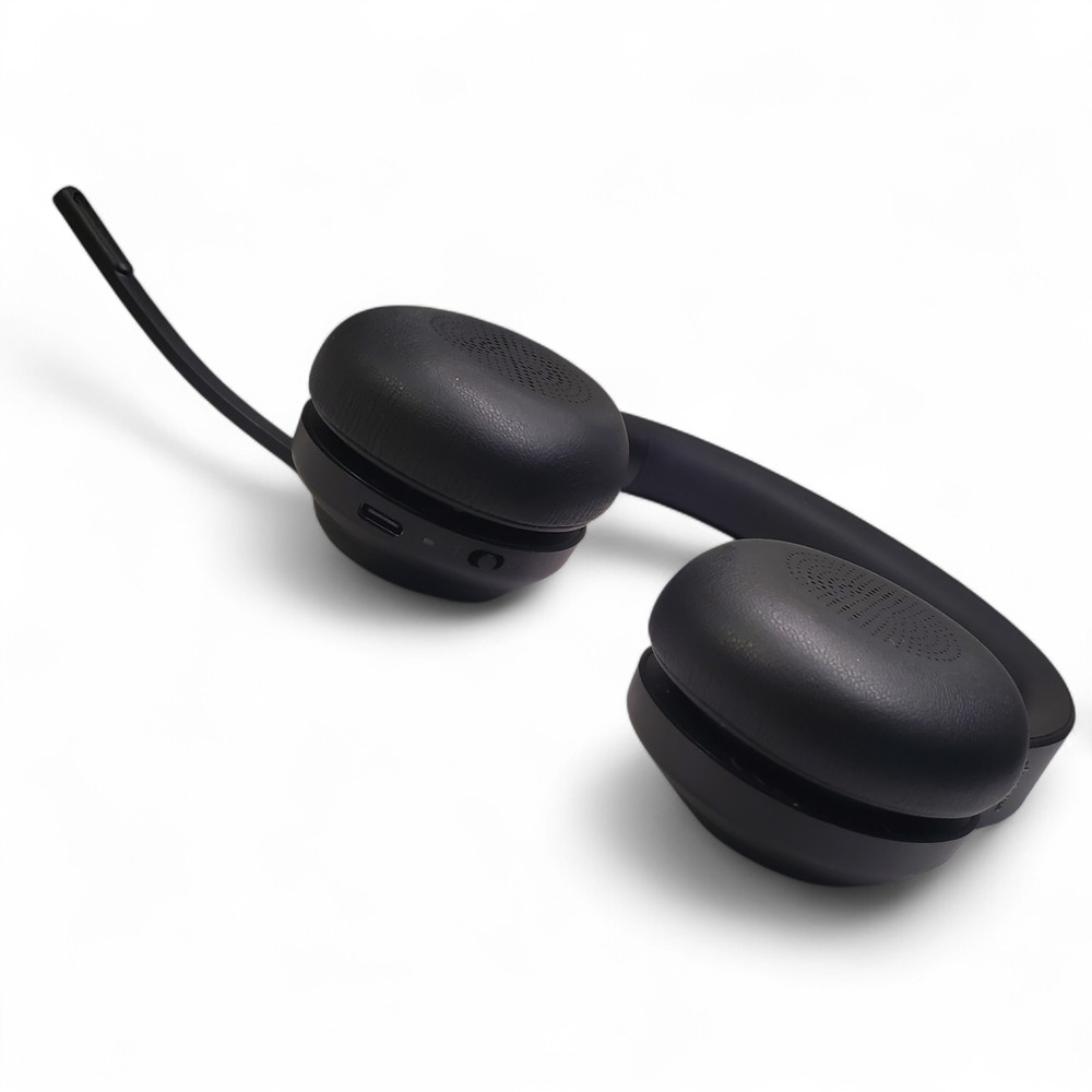 Jabra Evolve2 65 Wireless UC Headset w/ Boom Mic & USB Dongle – Pristine
