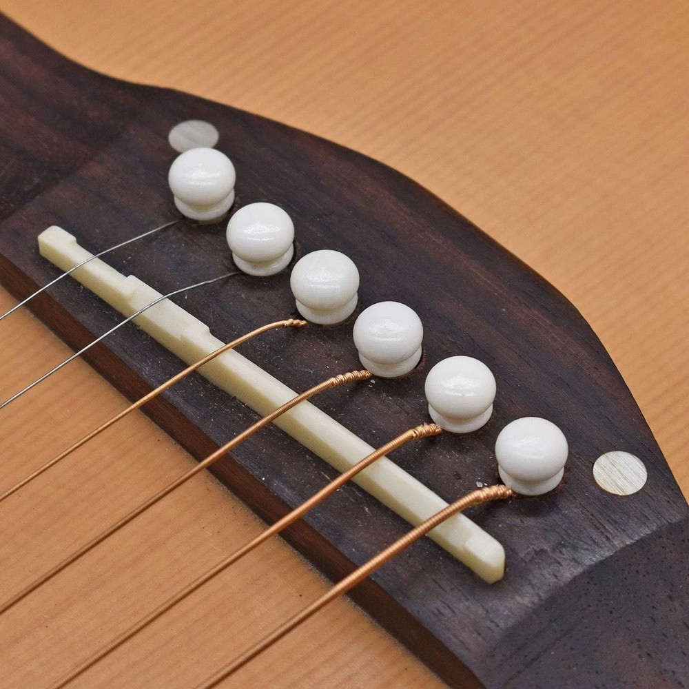 Unbleached Bone Acoustic Guitar Bridge Saddle – 4-Pack