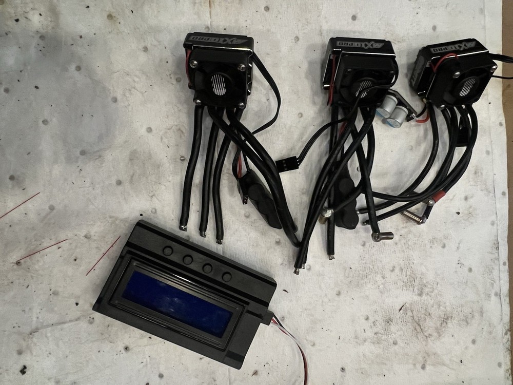 3 Trinity Mx10 Pro Esc Lot With LCD Programmer