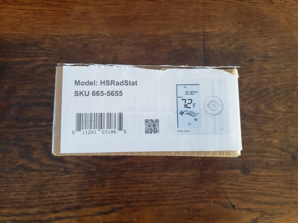 Hydro Smart Radiant Thermostat Non-programmable NEW - OPEN BOX