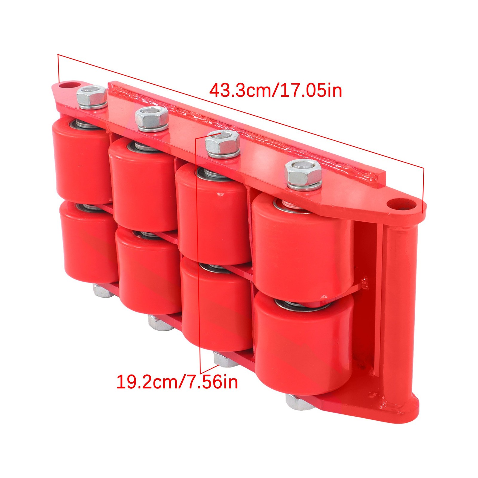 Heavy Duty 360° 12T 26400Lbs Machinery Mover Machine Dolly Skate Roller Trolley