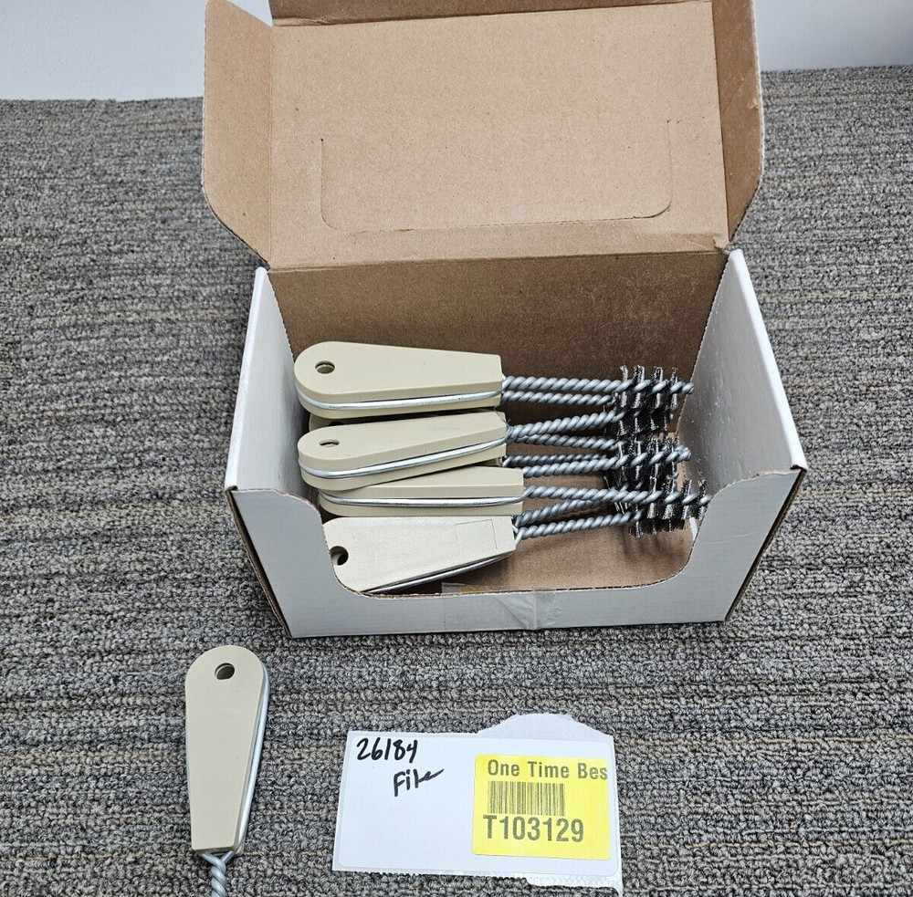 (QTY 36) Prime Source 1/2" E-Z Clean Fitting Brush 52803 Plastic Handle